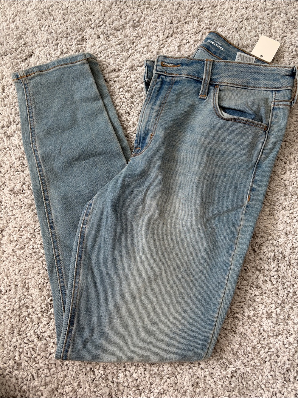 Light Blue Super Skinny Jeans